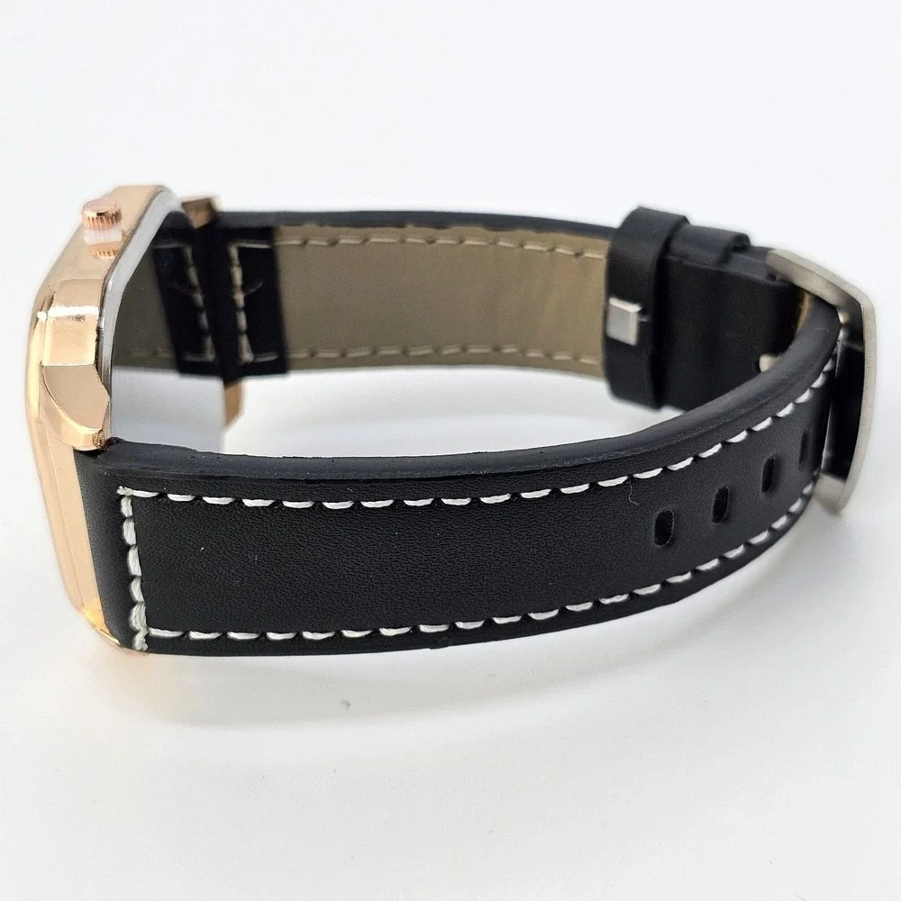 3PC‎ Men's Gift Set Fashion Watch Set Luxury Leather Bracelet and Necklace